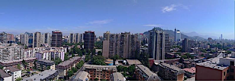 Vista real del departamento amoblado